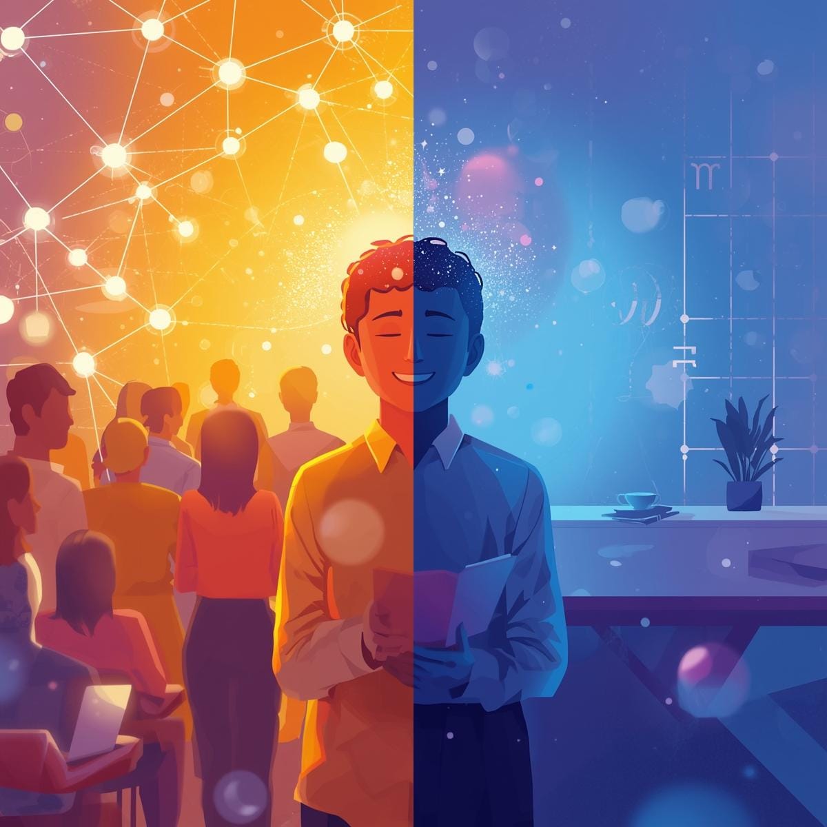 人類圖四爻人的5個隱藏真相：社交高手背後的矛盾世界